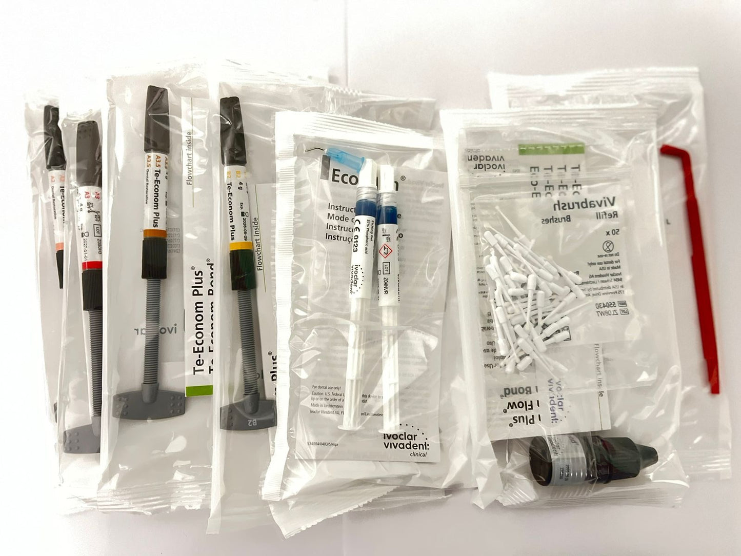 Kit de resinas te-econom plus 4 Jeringas (A2, A3, A3.5 y B2)