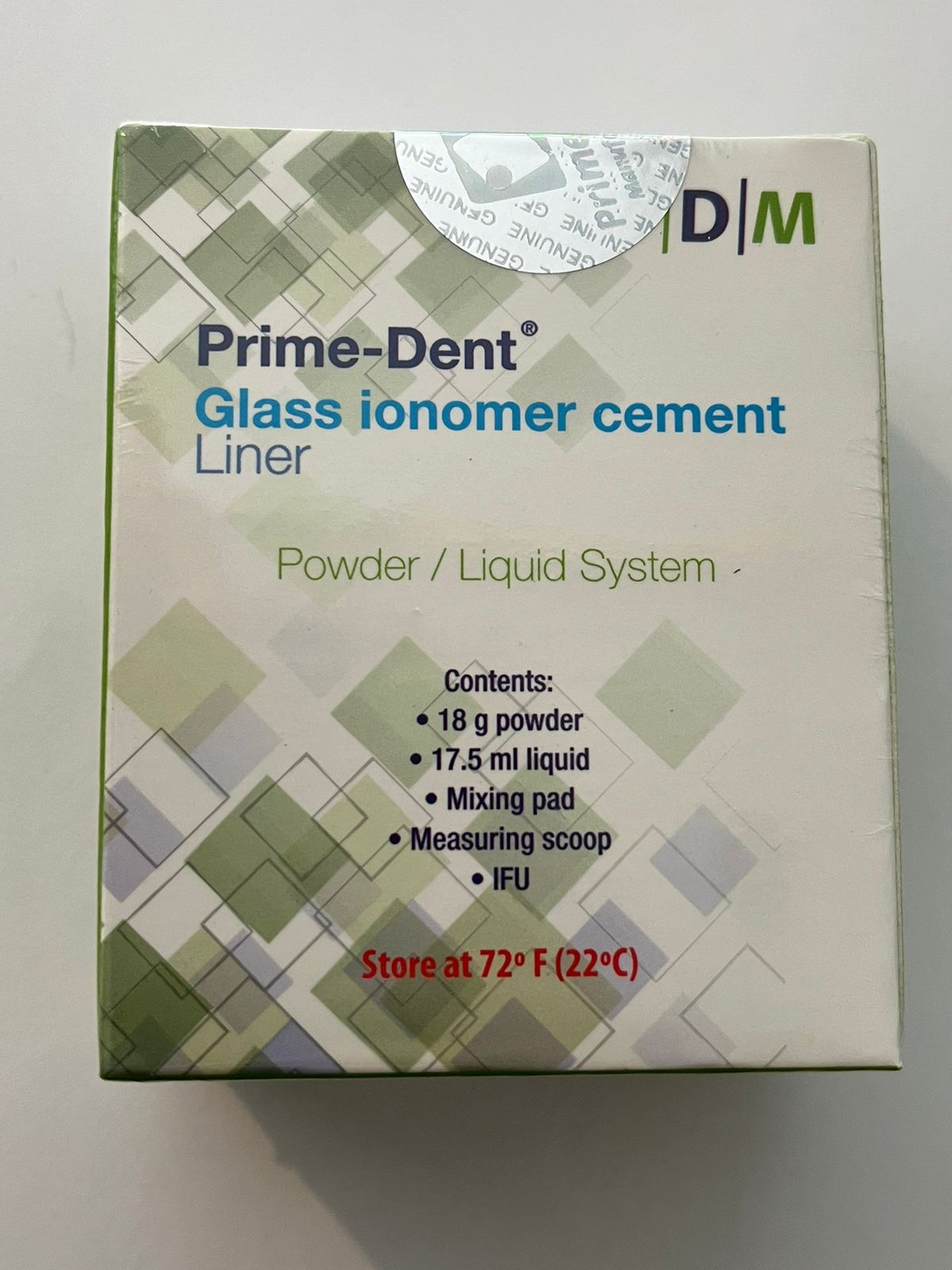 Ionomero de vidio prime dent liner tipo 2