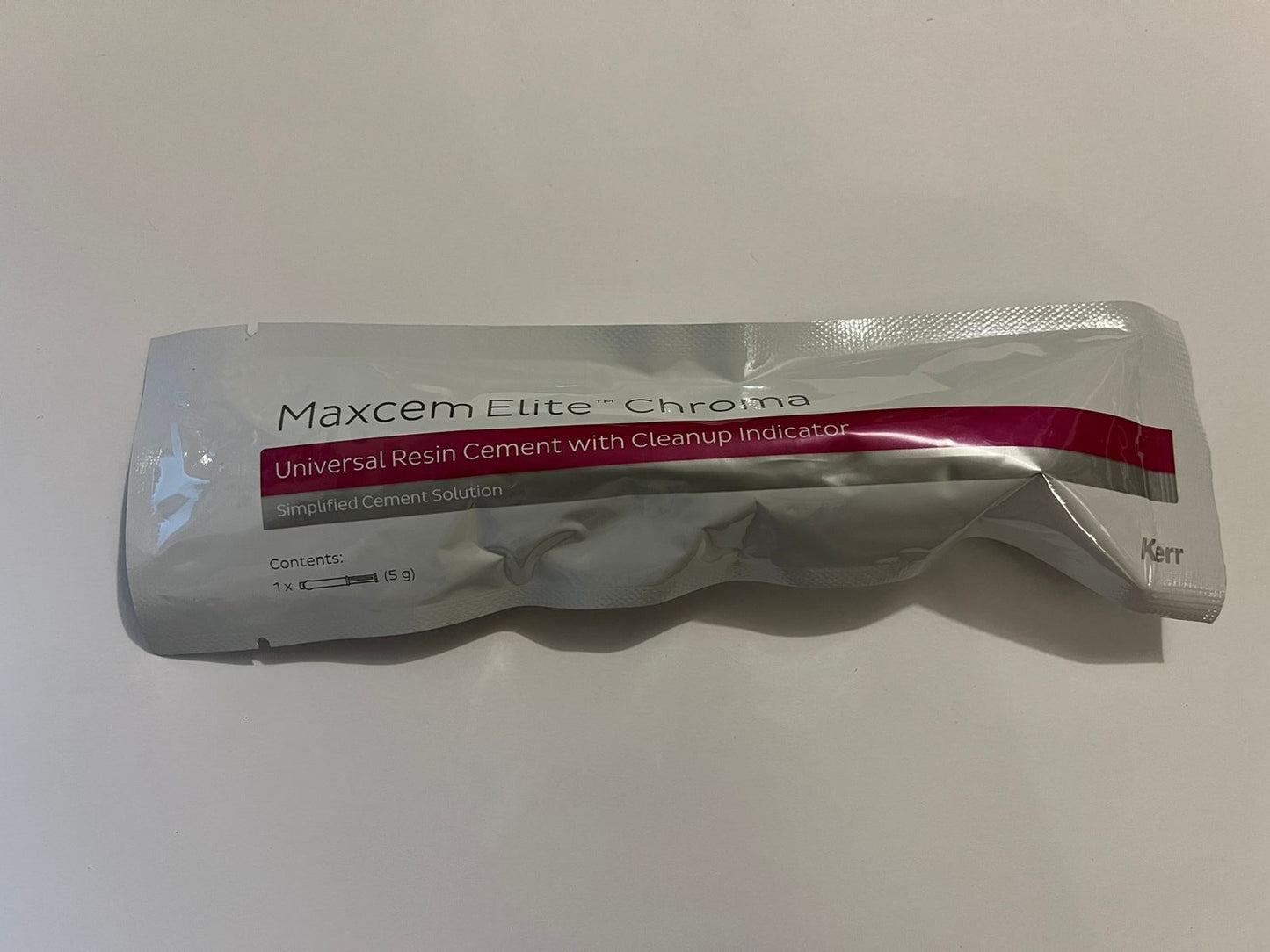 Cemento de resina dual Maxcem elite chroma individual 5g
