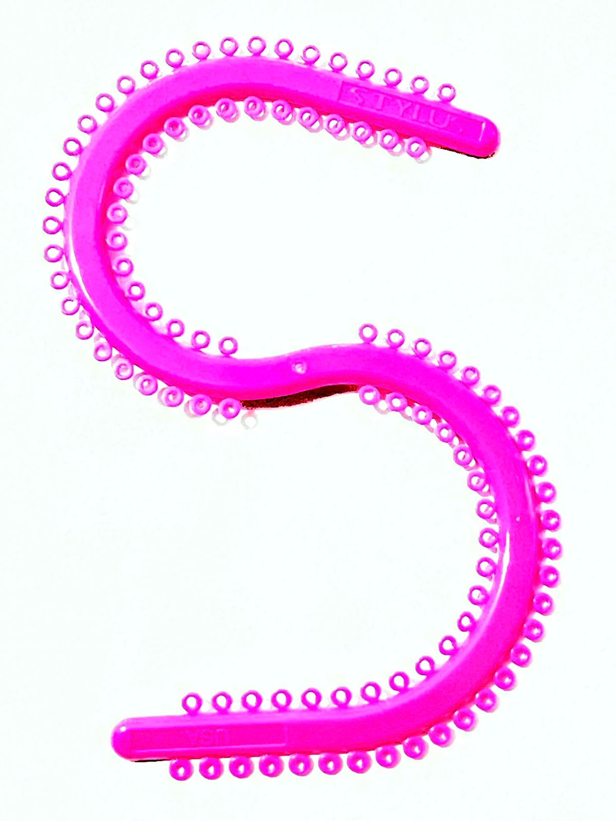 Módulo en "S" elastómero Ah Kim Pech por pieza color Neon pink