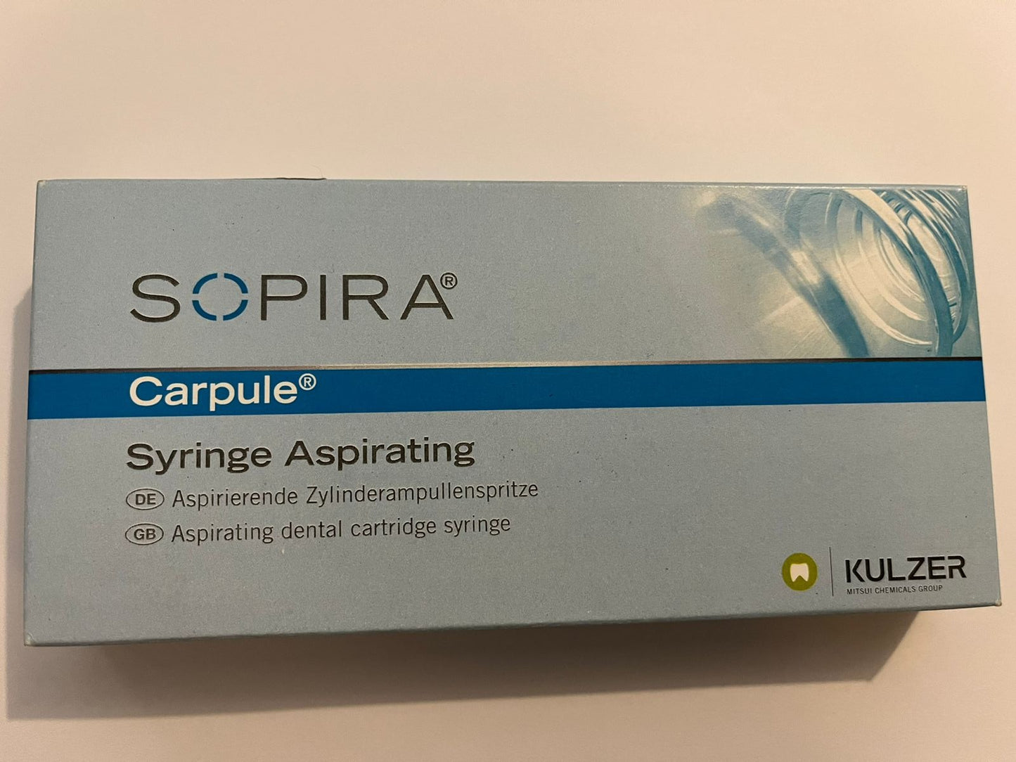 Jeringa anestesiar carpule Kulzer sopira