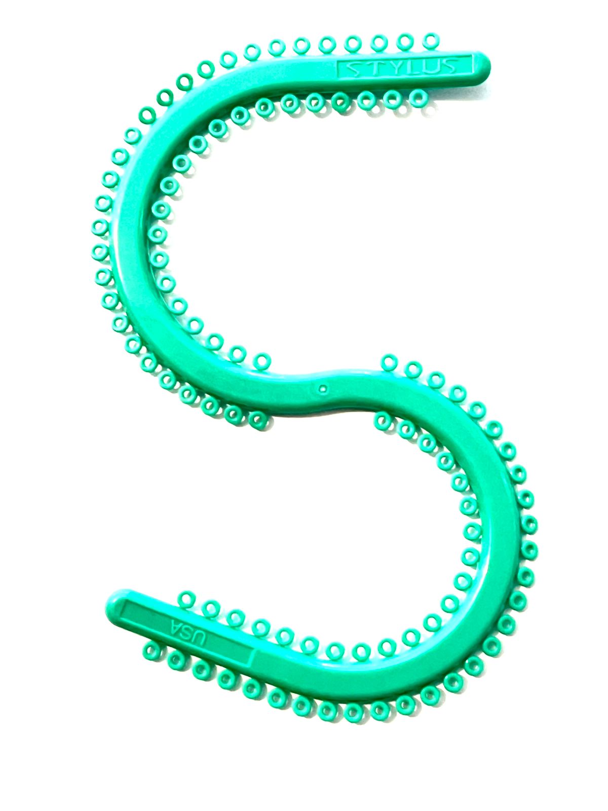 Módulo en "S" elastómero Ah Kim Pech por pieza color Turquoise