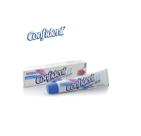 Pasta / crema adhesiva confident 40g