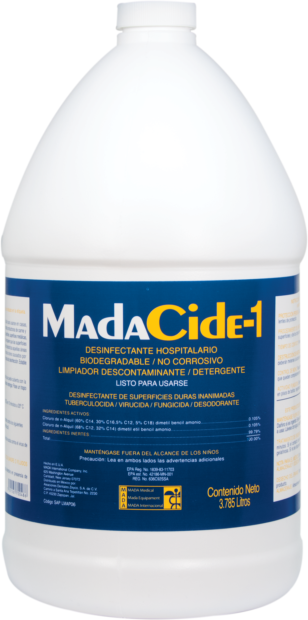 Madacide, Esterilizante/desinfectante. MadaCide-1