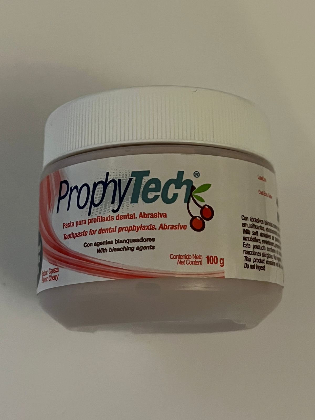 Pasta para profilaxis dental abrasiva zeyco libre de flúor
