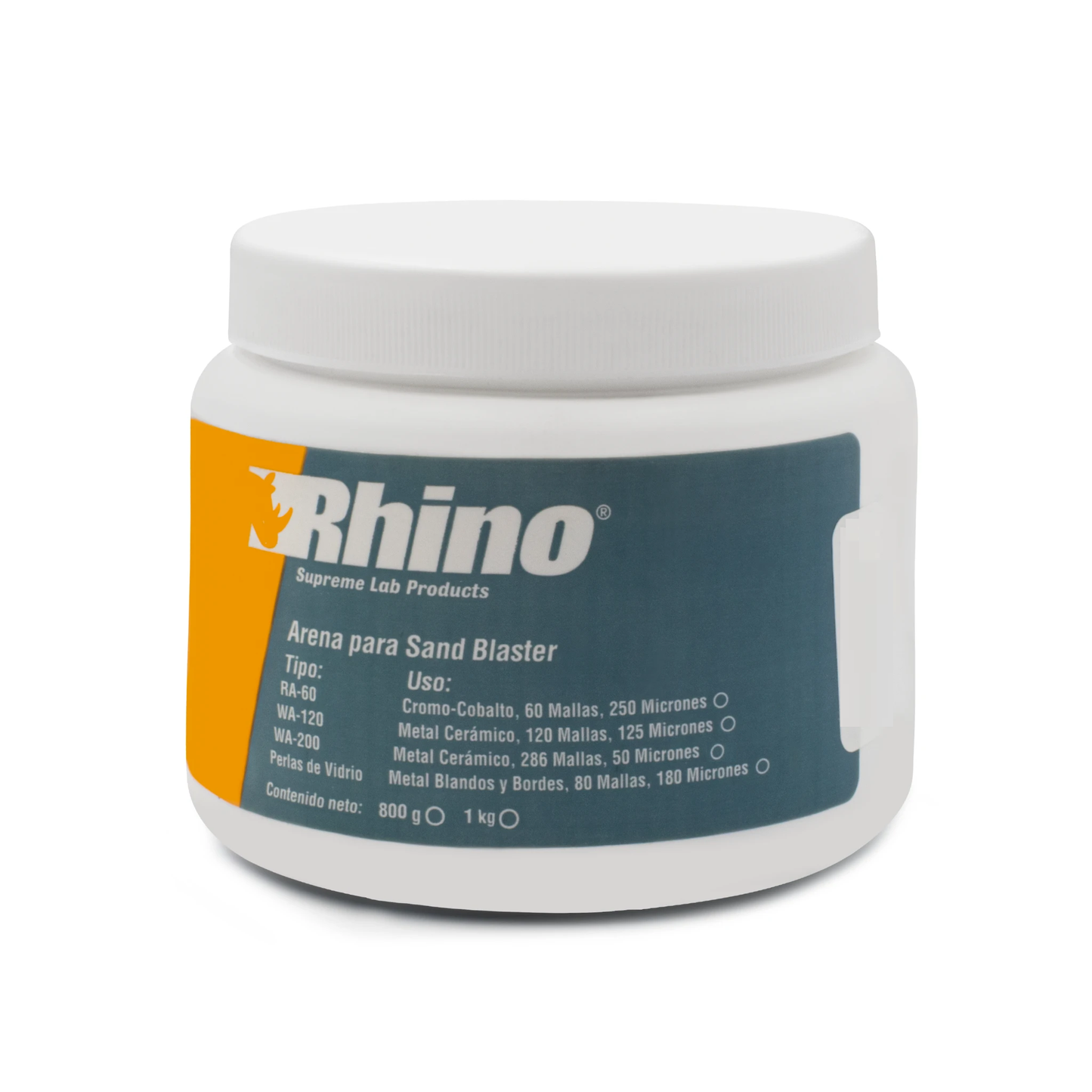 Arena para sanblaster 1 Kg Oxido de aluminio RHINO