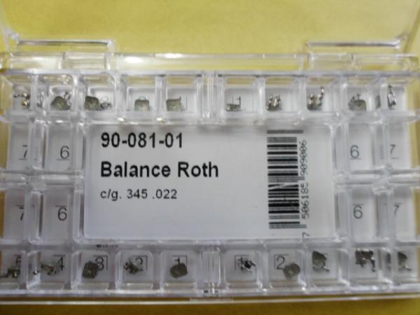 Brackets roth balance .022 c/g en 3, 4 y 5