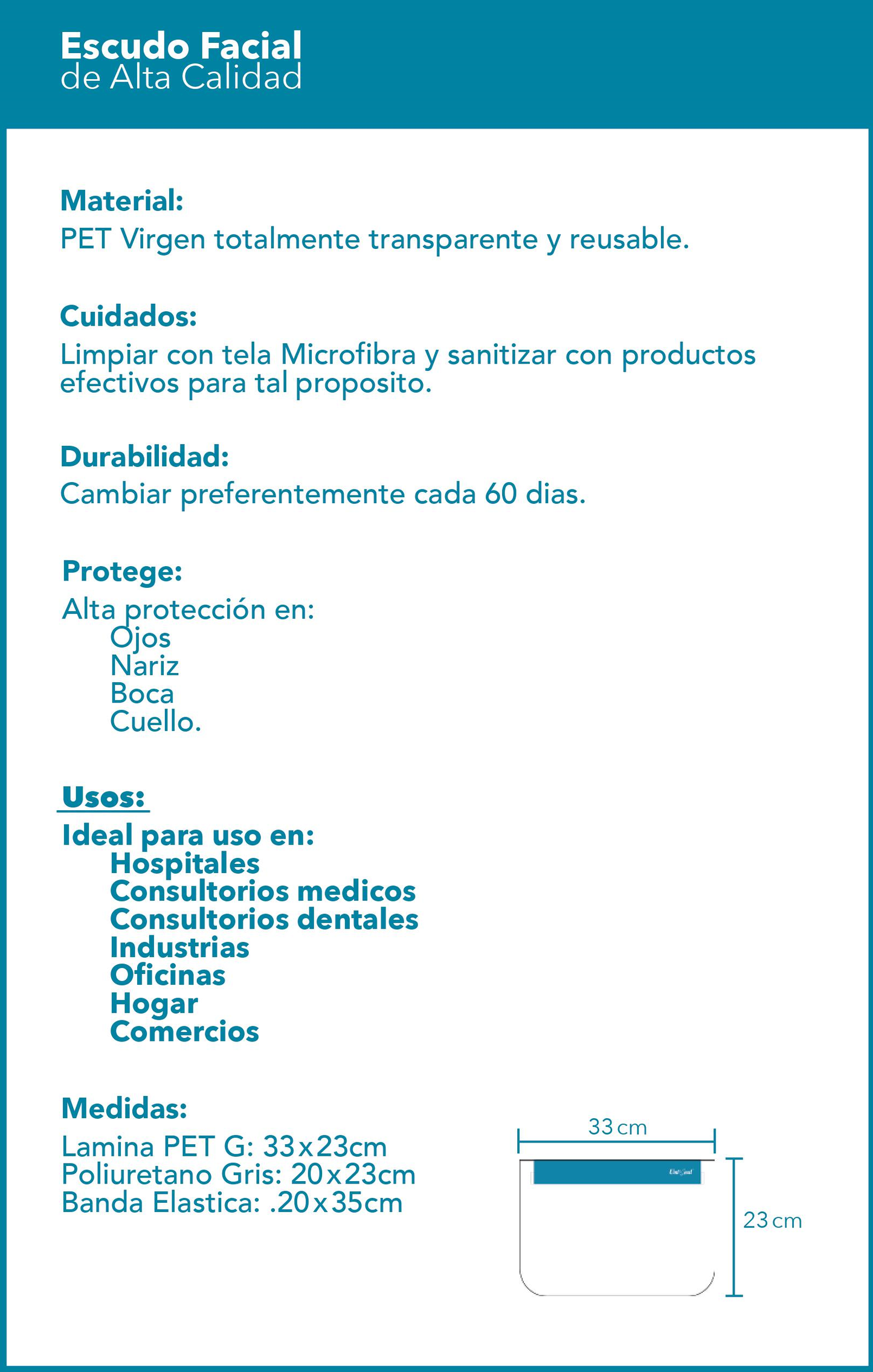 PROMOLAR Careta de protección