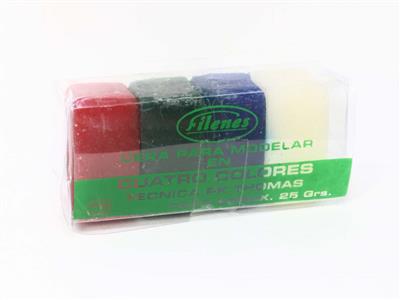 Cera para modelar en 4 colores (P.K THOMAS)