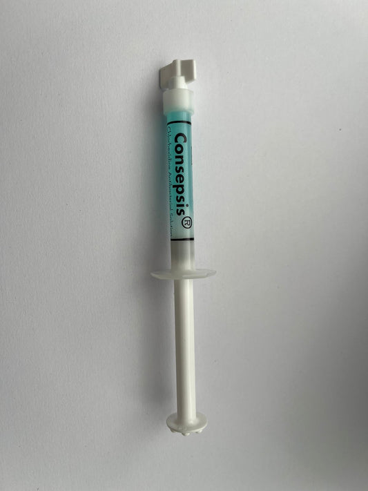 Consepsis clorhexidina jeringa 1.2ml