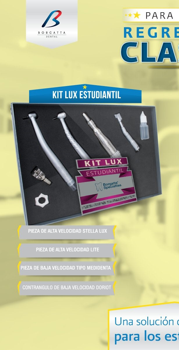 Kit lux piezas de mano borgatta estudiantil