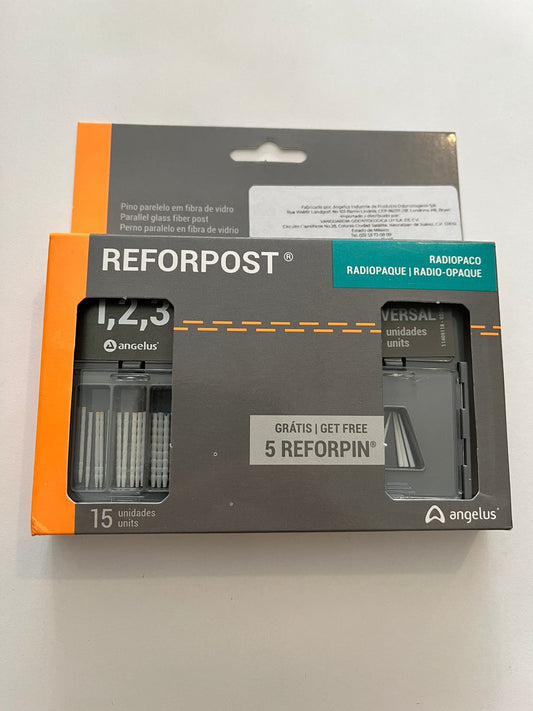 Reforpost postes radiopacos paquete con 15 unidades angelus