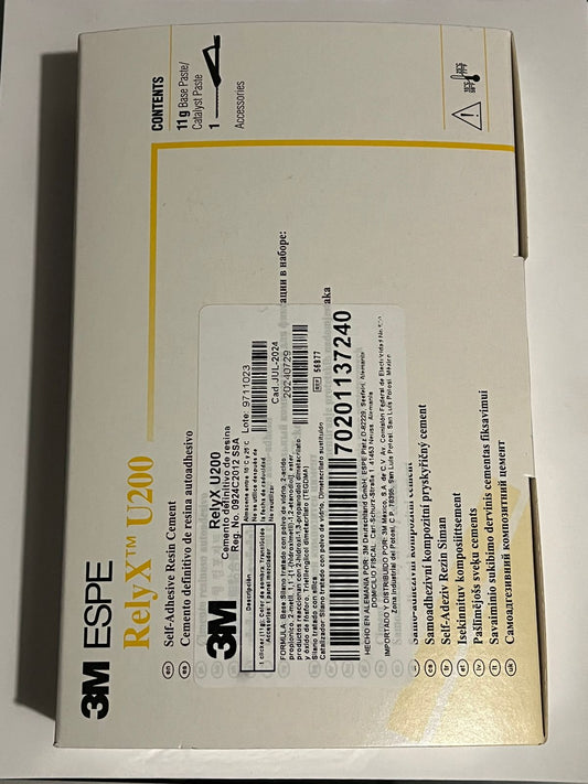 Relyx u200  clicker rf color Transparente cemento definitivo de resina autoadhesivo
