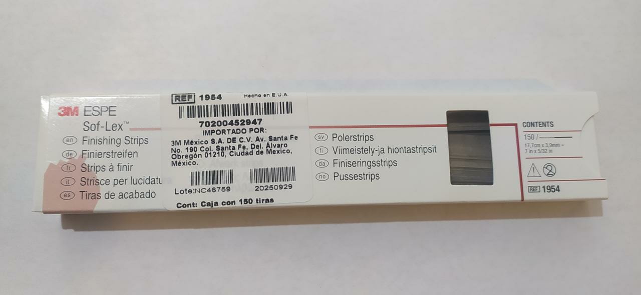 Tiras de lija 3m Sof-lex con 150 piezas