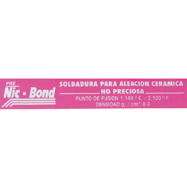 SOLDADURA NIC BOND MDC