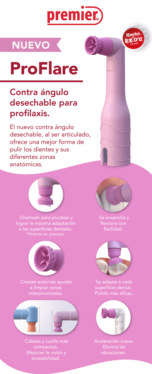 ProFlare: Contra Ángulo Desechable para Profilaxis👌