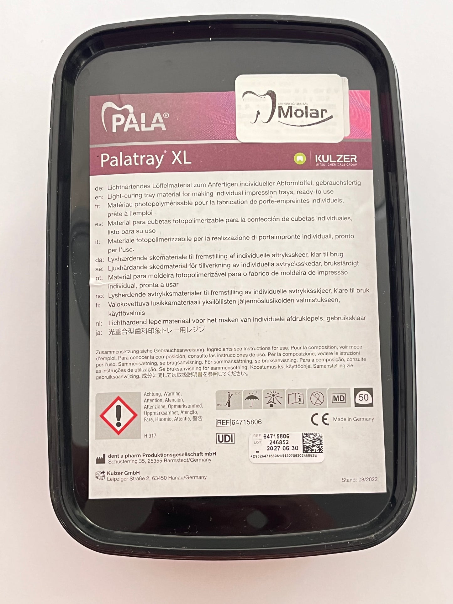 Caja Palatray con 50 piezas