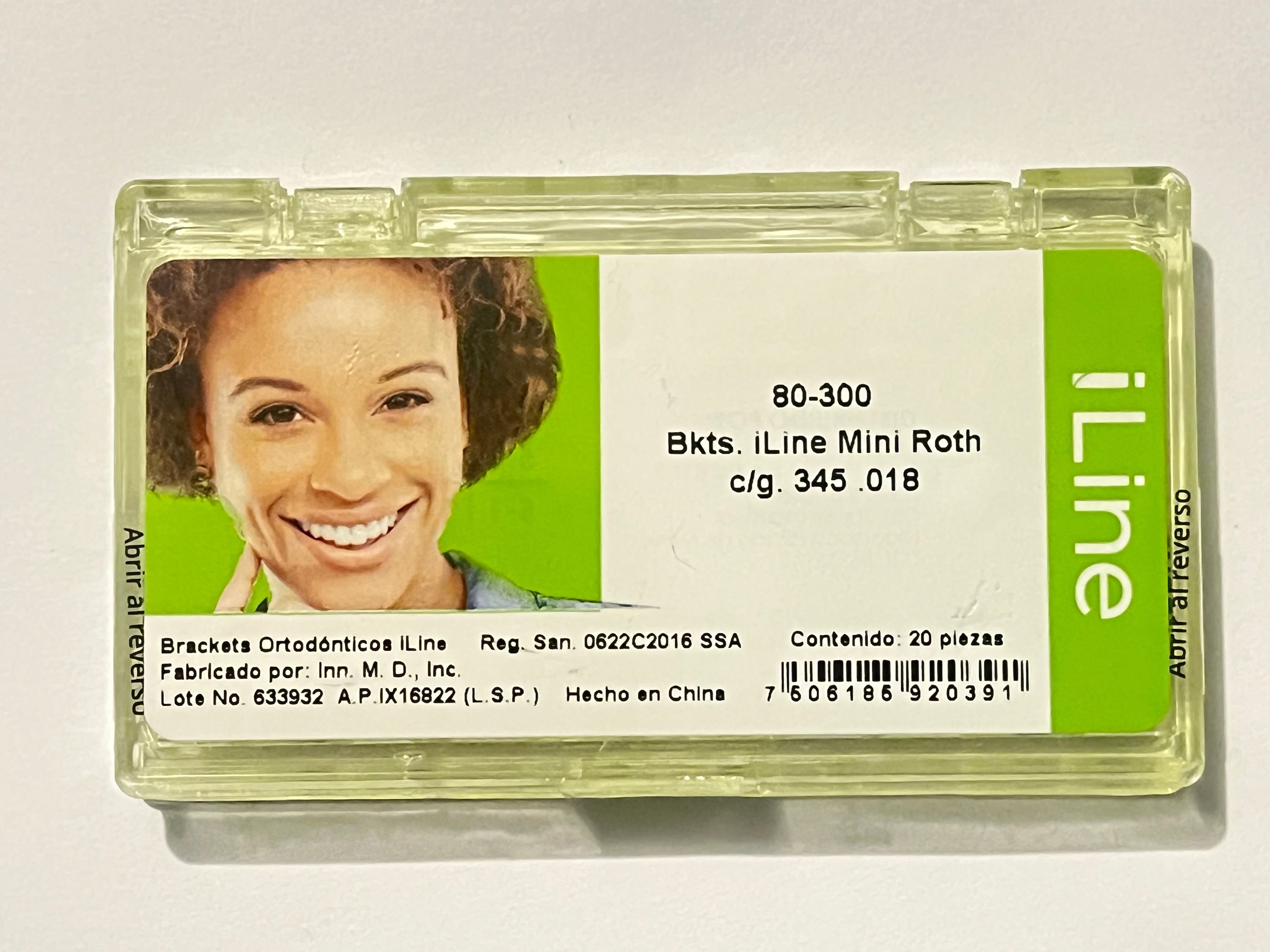 Brackets Iline mini roth con gancho en 345 .018 80-300 – Deposito ...