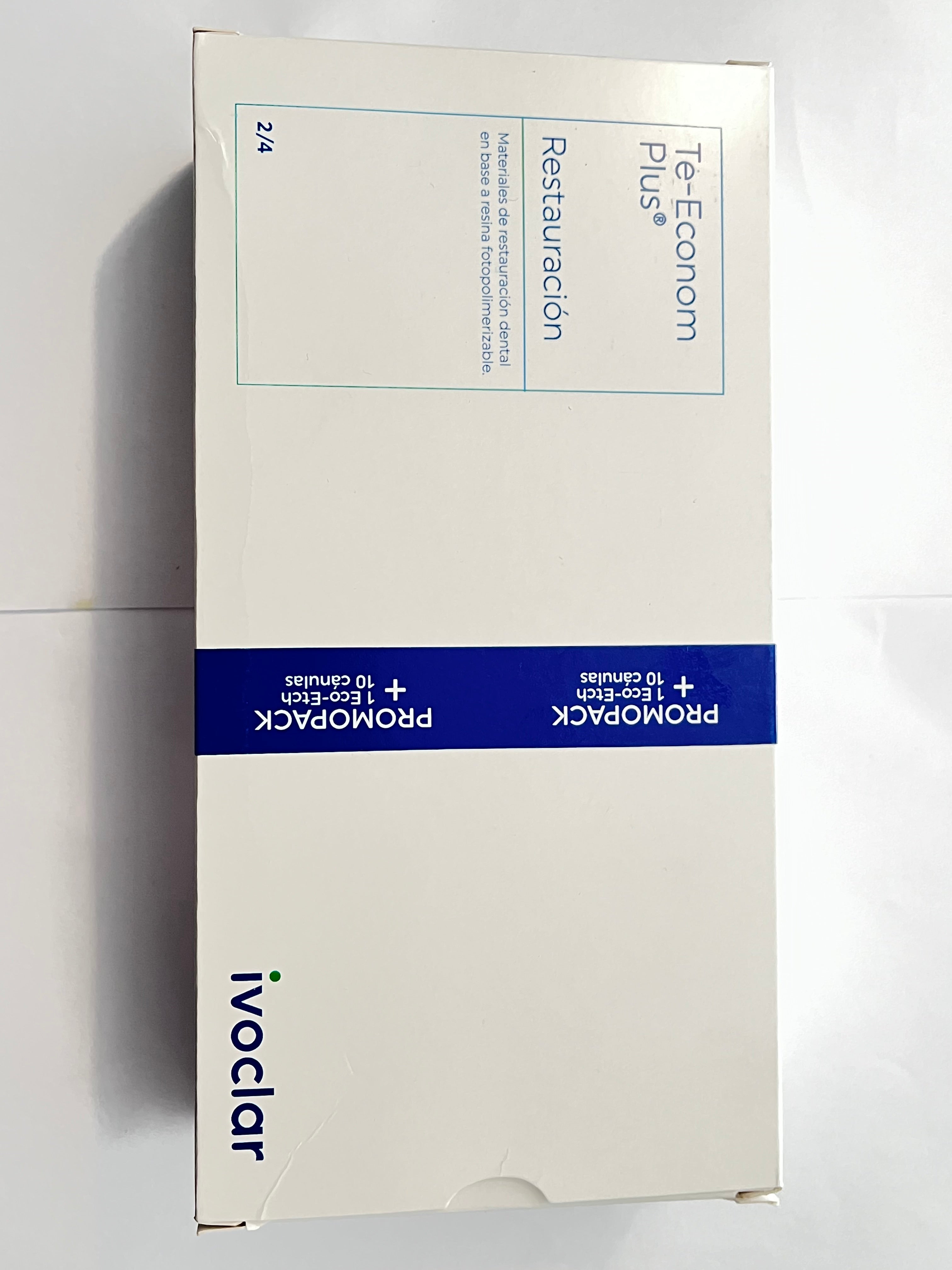 Kit de resinas te-econom 2 jeringas (tonos A2 y A3), adhesivo y ácido grabador