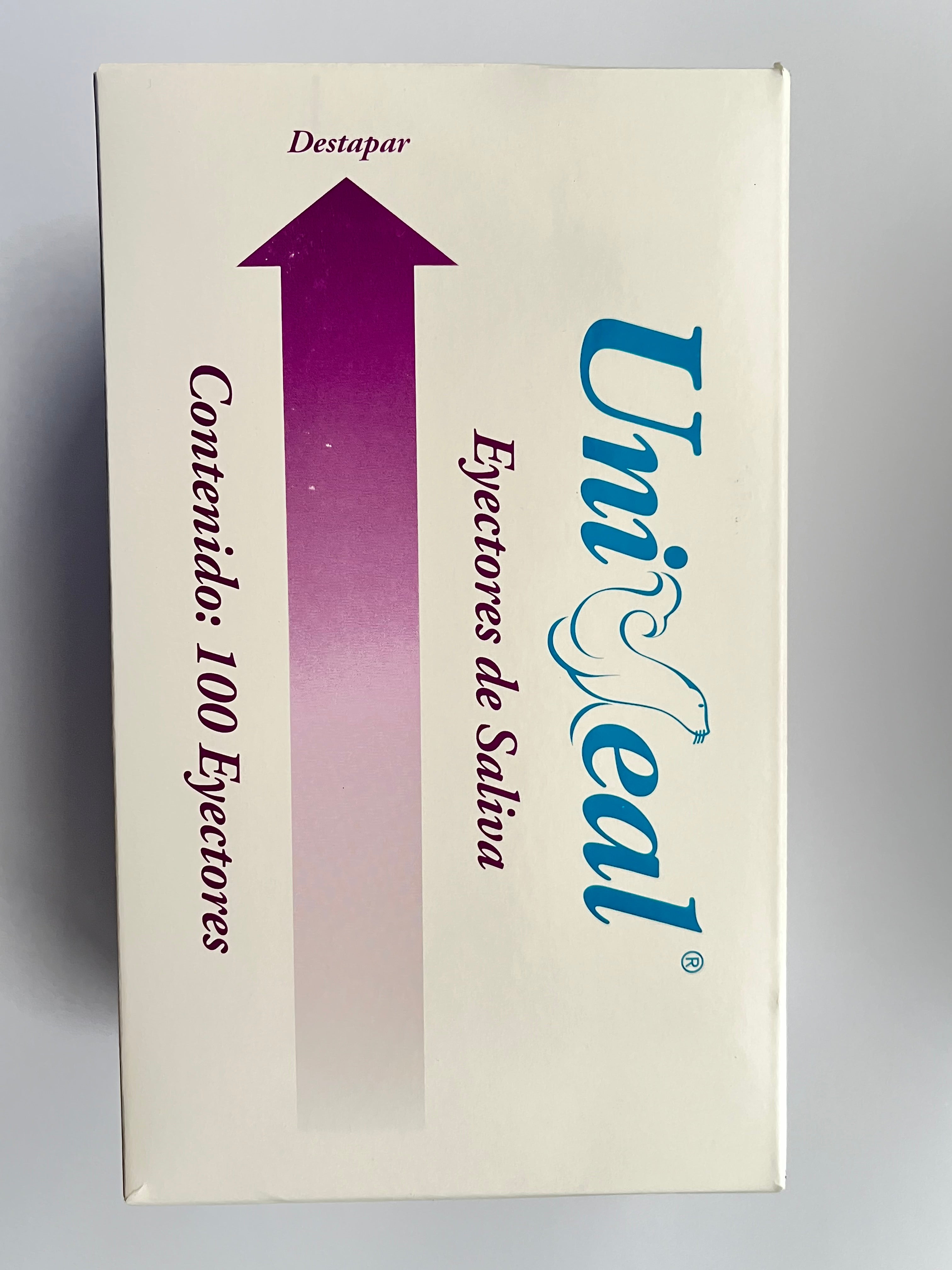 Eyector de saliva caja con 100 piezas uniseal