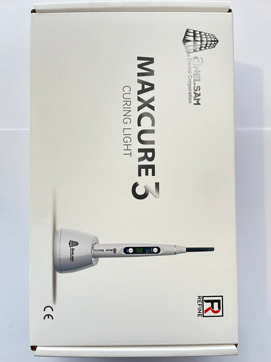 Lampara curing light max cure 3 con base blanca marca anelsam (3 meses garantía)
