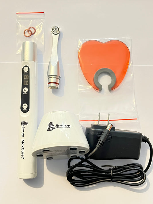 Lámpara curing light Max cure 7 blanco Anelsam (6 meses garantía)