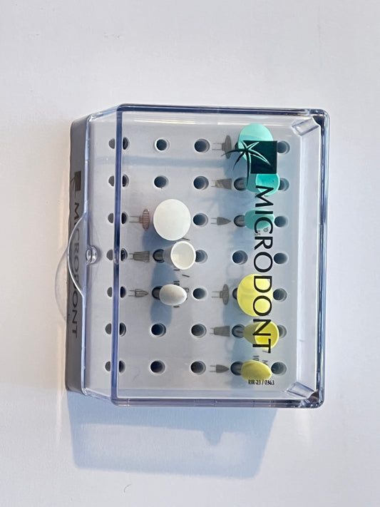 Kit de pulido de resinas con 9 piezas Microdont