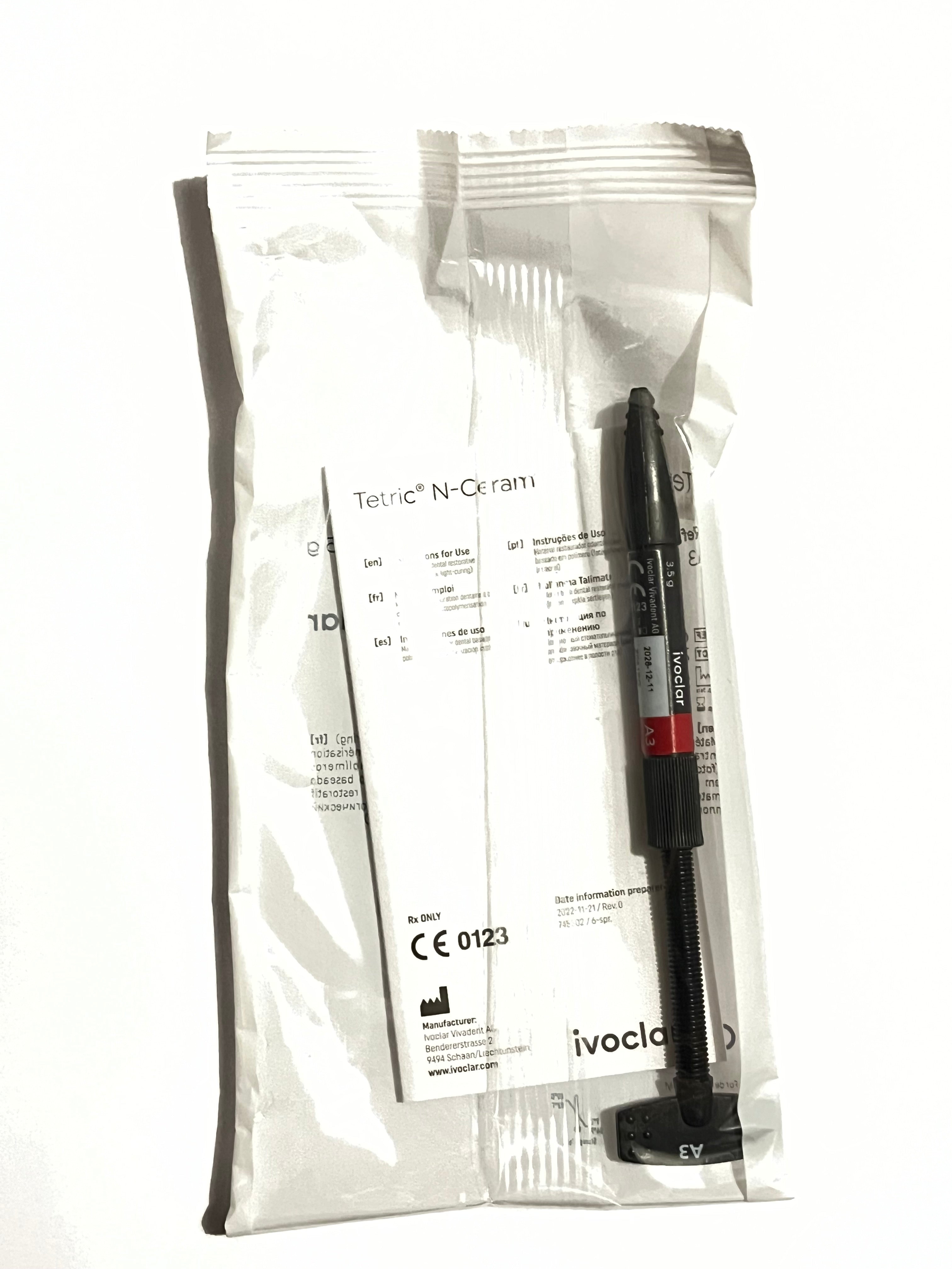 Jeringa resina n-ceram refill 5gr color A3