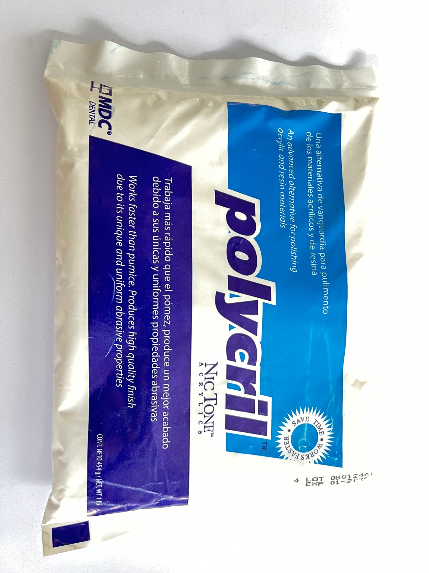 Polycril bolsa de 454 gramos