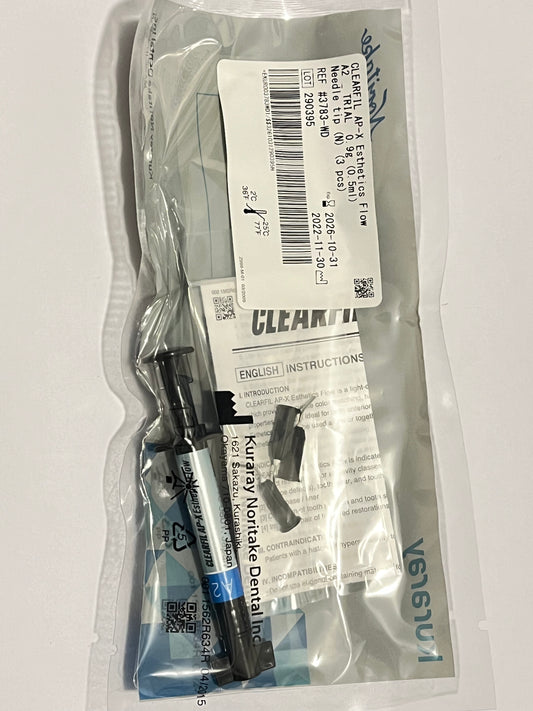 Resina ap-x esthetic flow color A2 trial 0.9gr/0.5ml