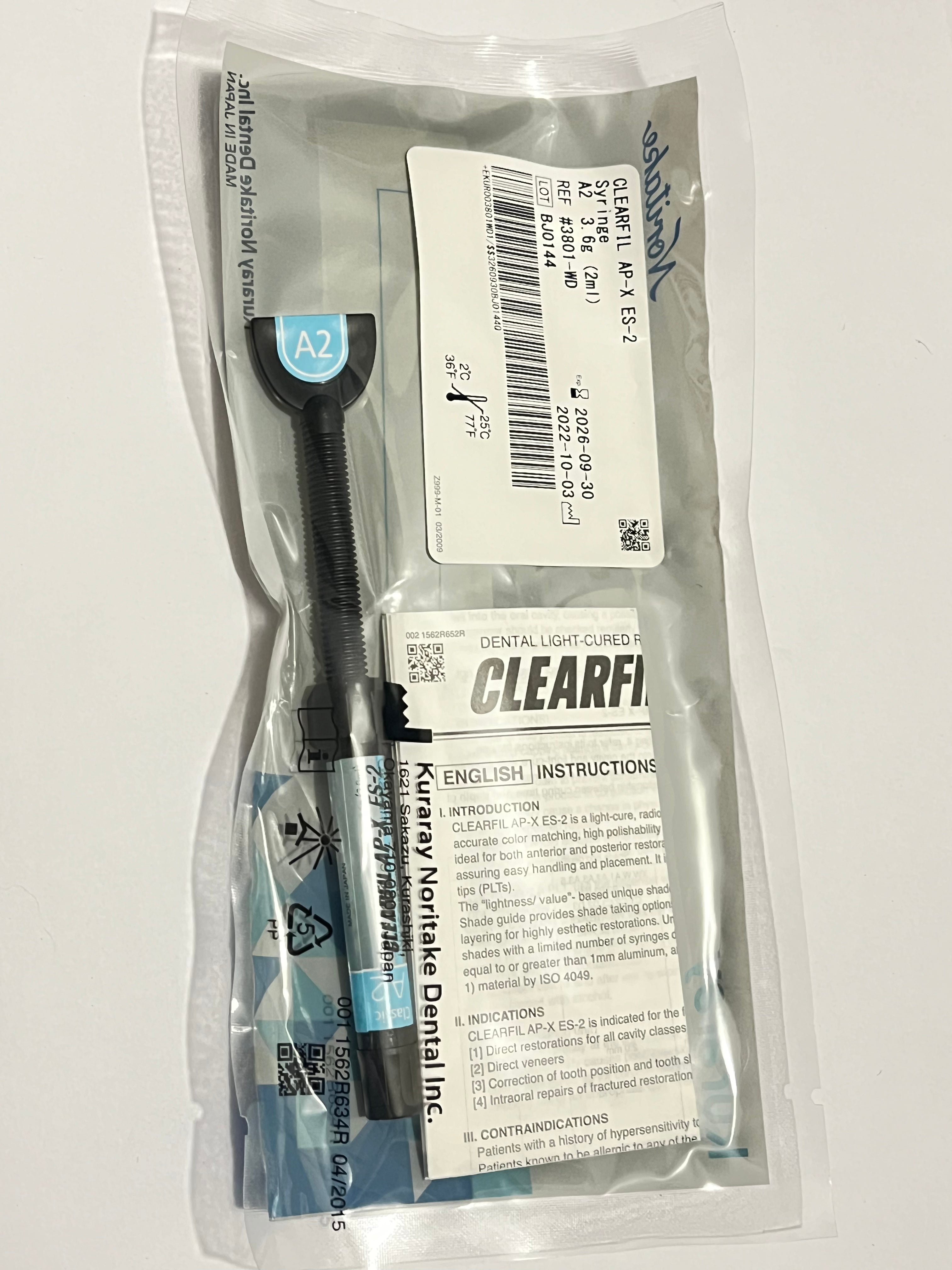 Jeringa resina clearfil ap-x es-2
