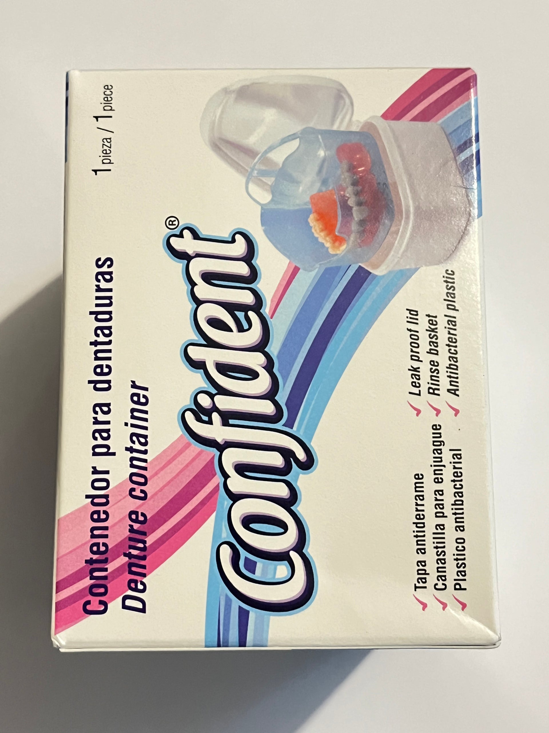 Cesoon-caja de almacenamiento para dentaduras dentales, contenedor