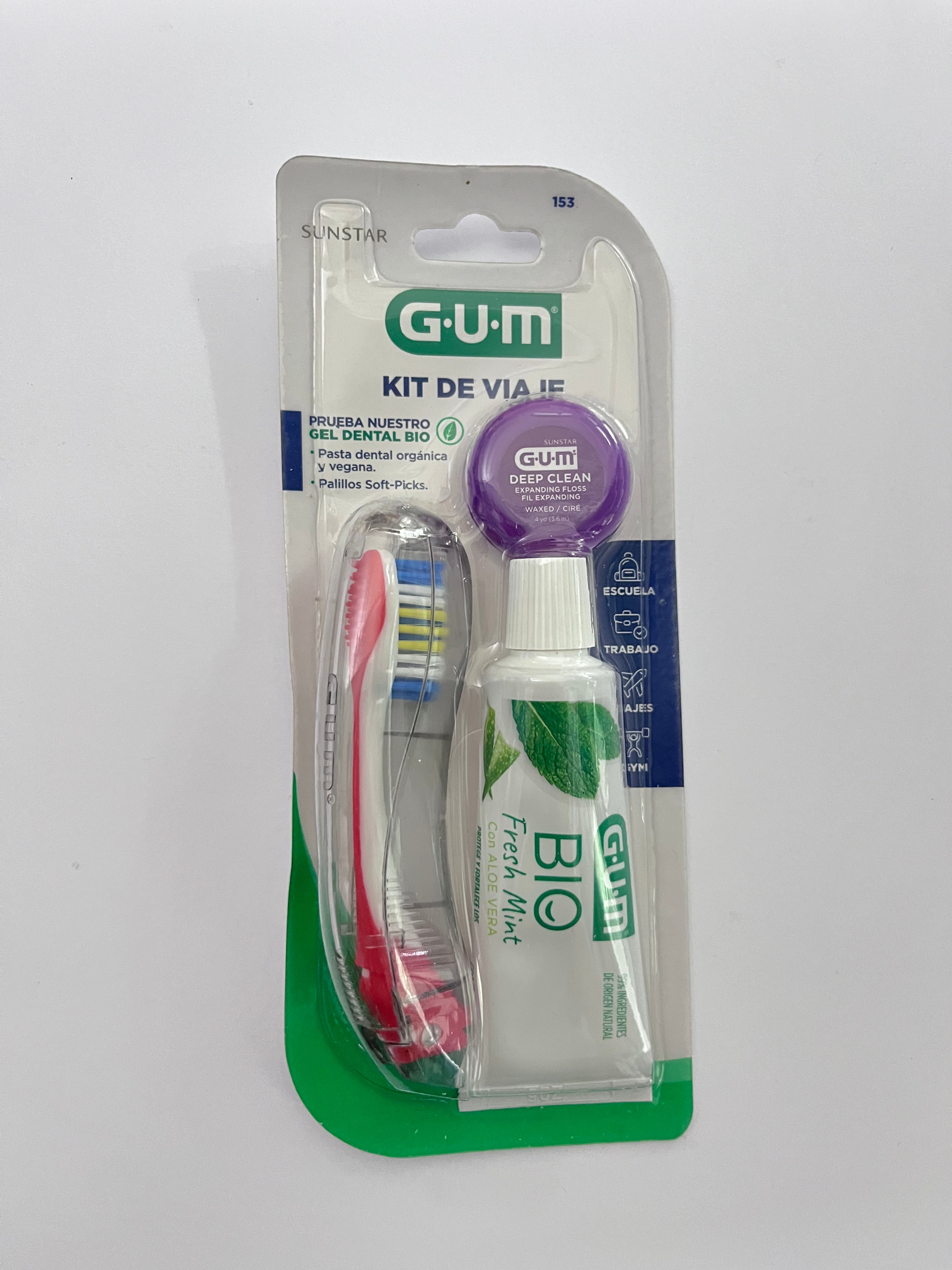 Kit de viaje marca Gum