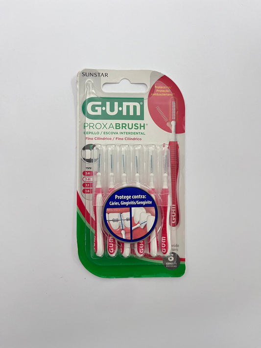 Cepillo interdental 1314 gum proxabrush con 6 piezas