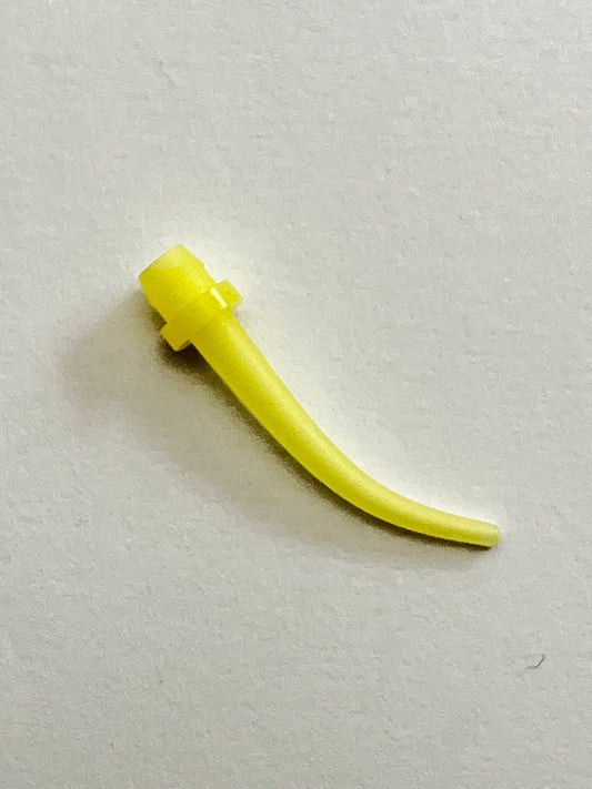 Punta cánula intraoral suelta color amarilla