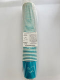 Vasos uniseal con 50 piezas color azul