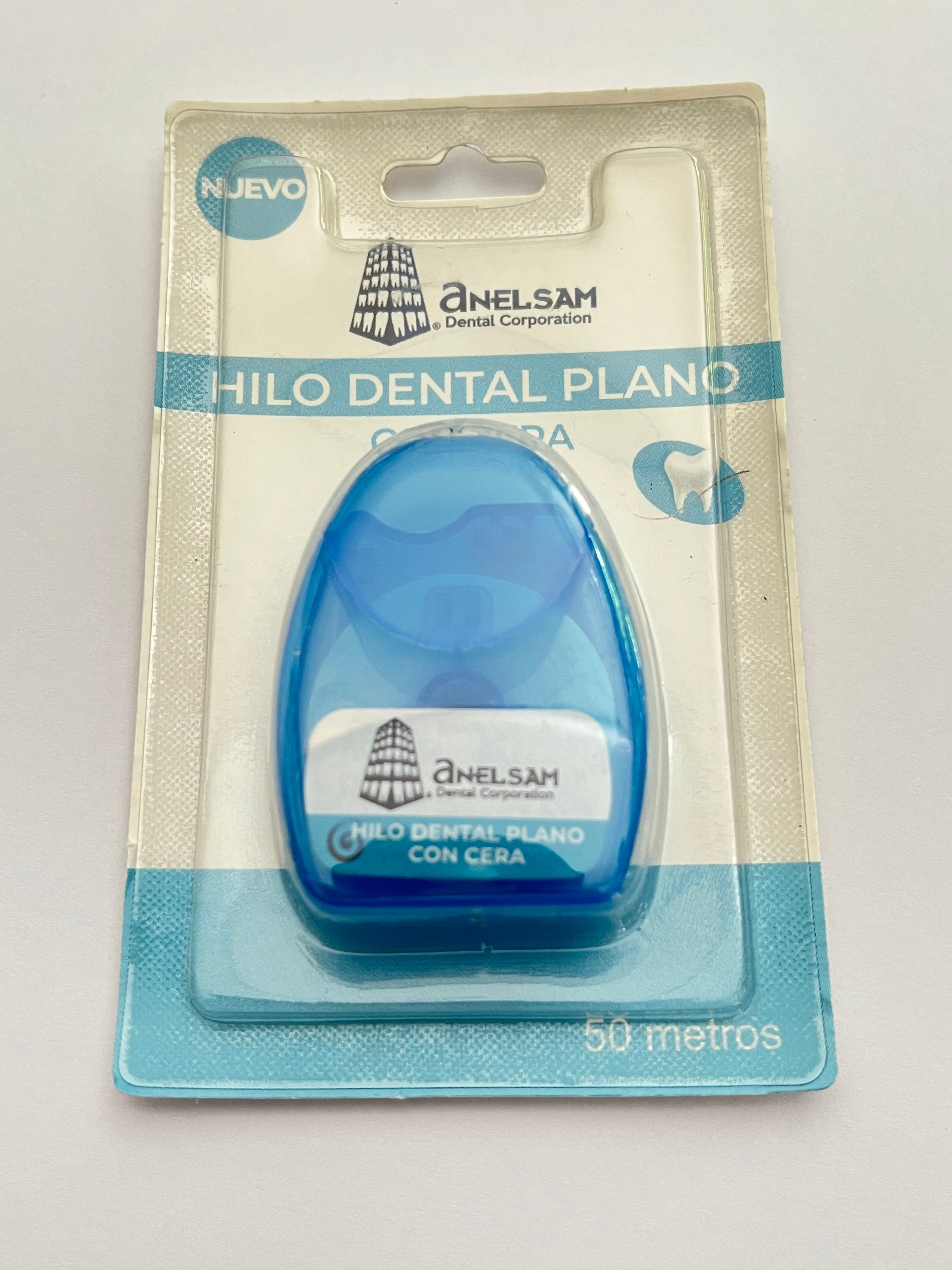 Hilo dental anesalm 50 metros con cera
