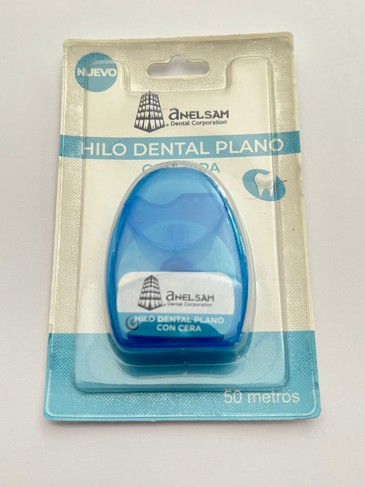 Hilo dental anesalm 50 metros con cera