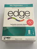 Silicona por adición para registro de mordida edge bite pvs tipo 1, 2 cartuchos con 50ml con 12 puntas