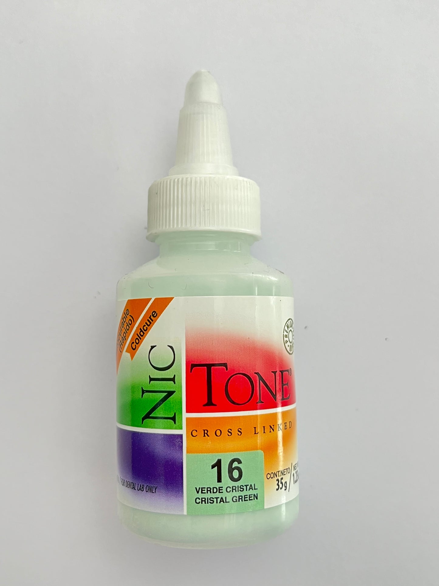 Acrílico marca Nictone ortodoncia 35 gramos #16