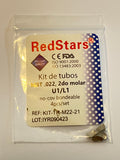 Tubos bondeables con malla ardent MBT .022 para segundos molares paquete con 4 piezas