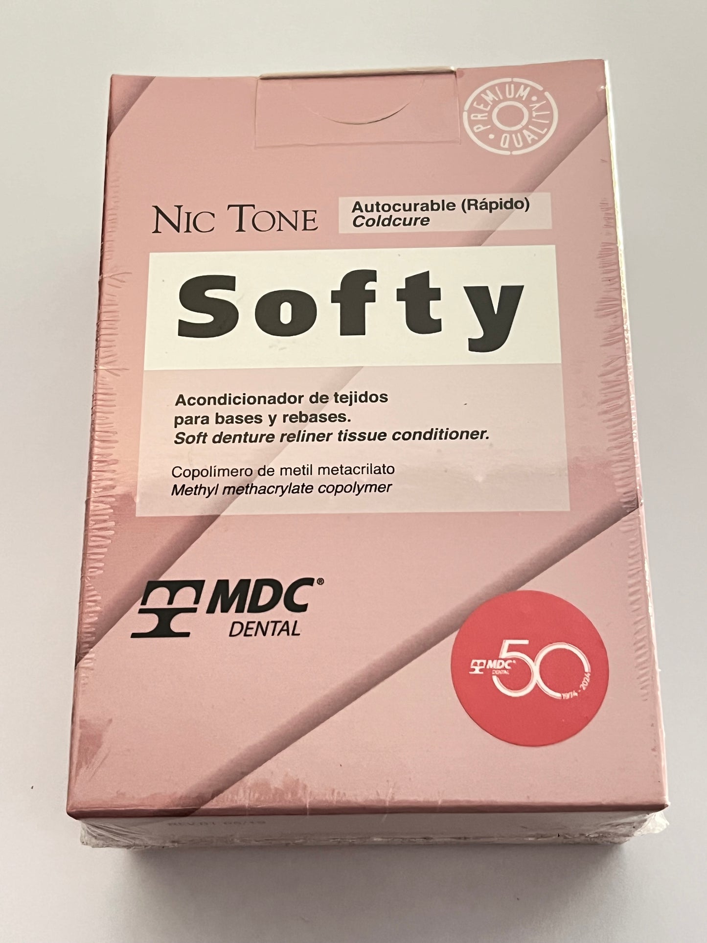 Acrílico para rebases Softy autocurable 80grs/40ml