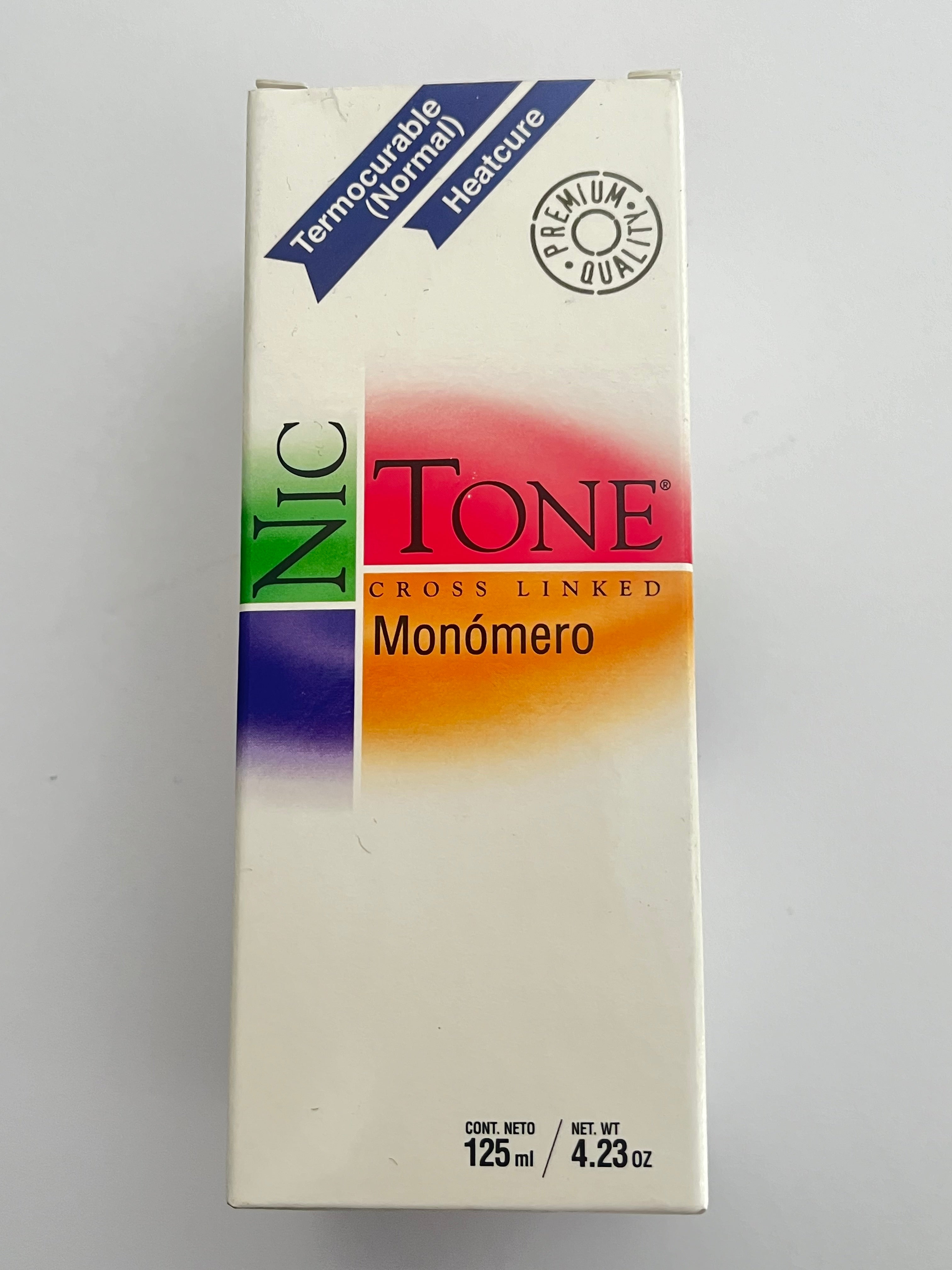 Monómero termocurable lento nic tone 125ml