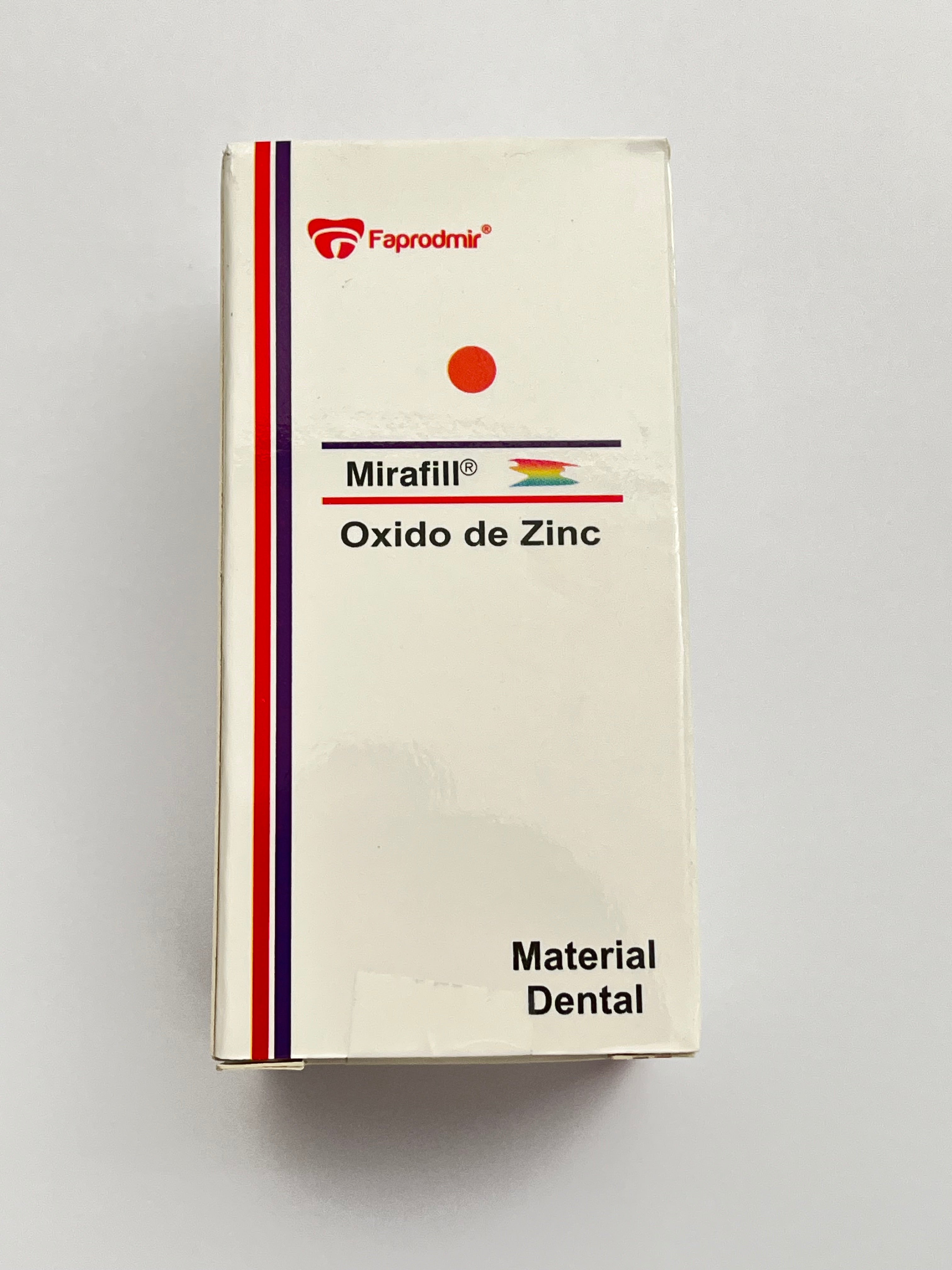 Oxido de zinc mirafill sin endurecedor