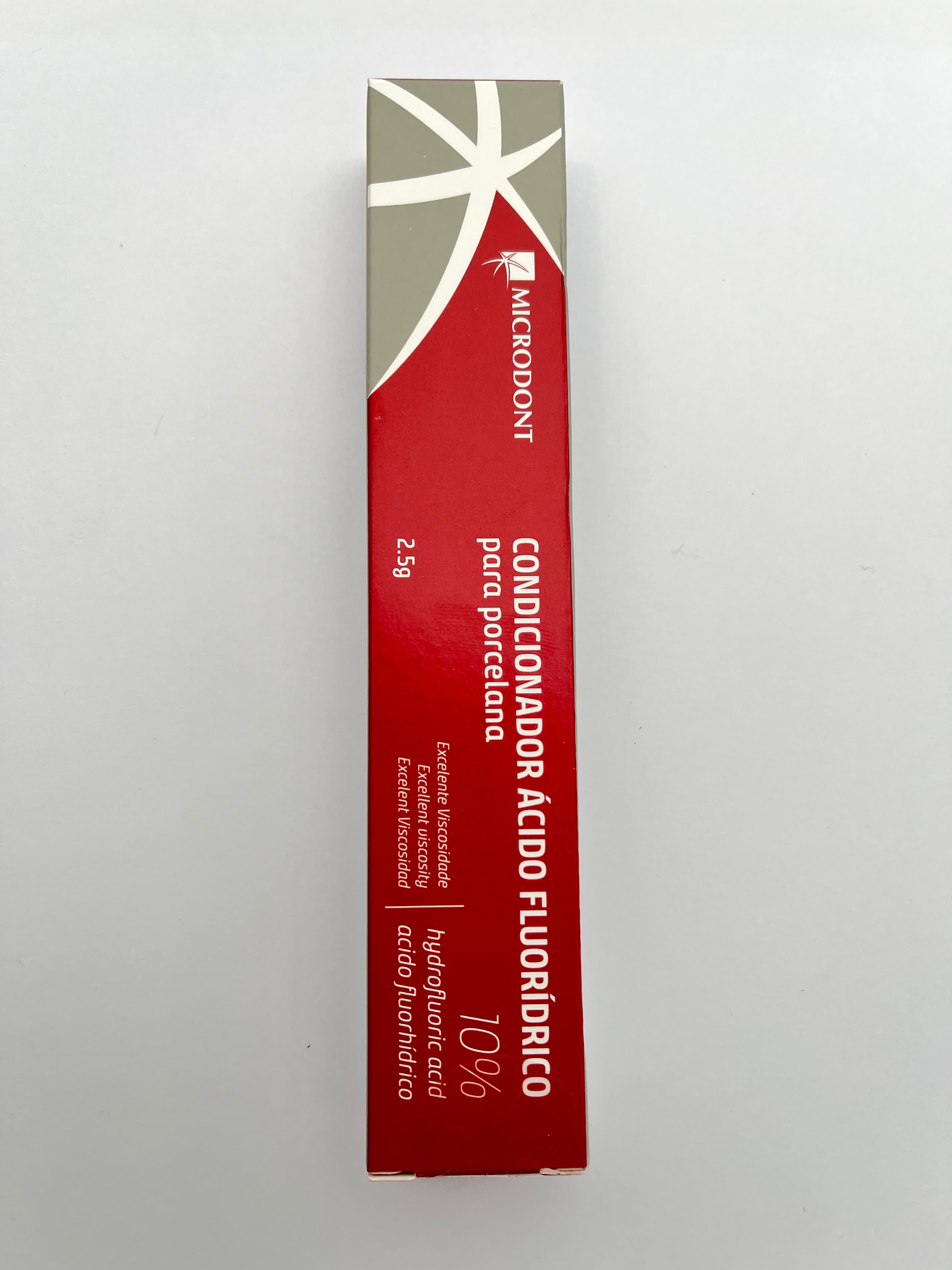 Ácido Fluorídrico para porcelana 10% Microdont 2.5g