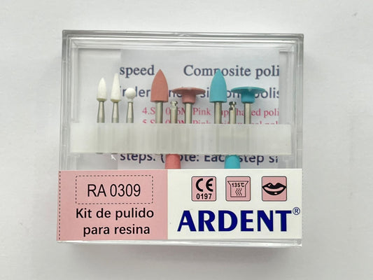 Kit pulido de resina RA 0309 Ardent