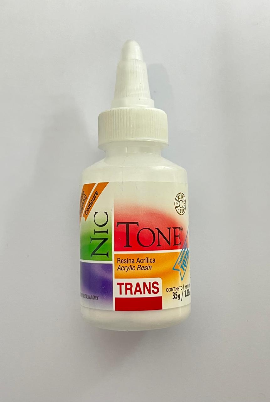 Acrílico nic tone autocurable rápido transparente 35gr.