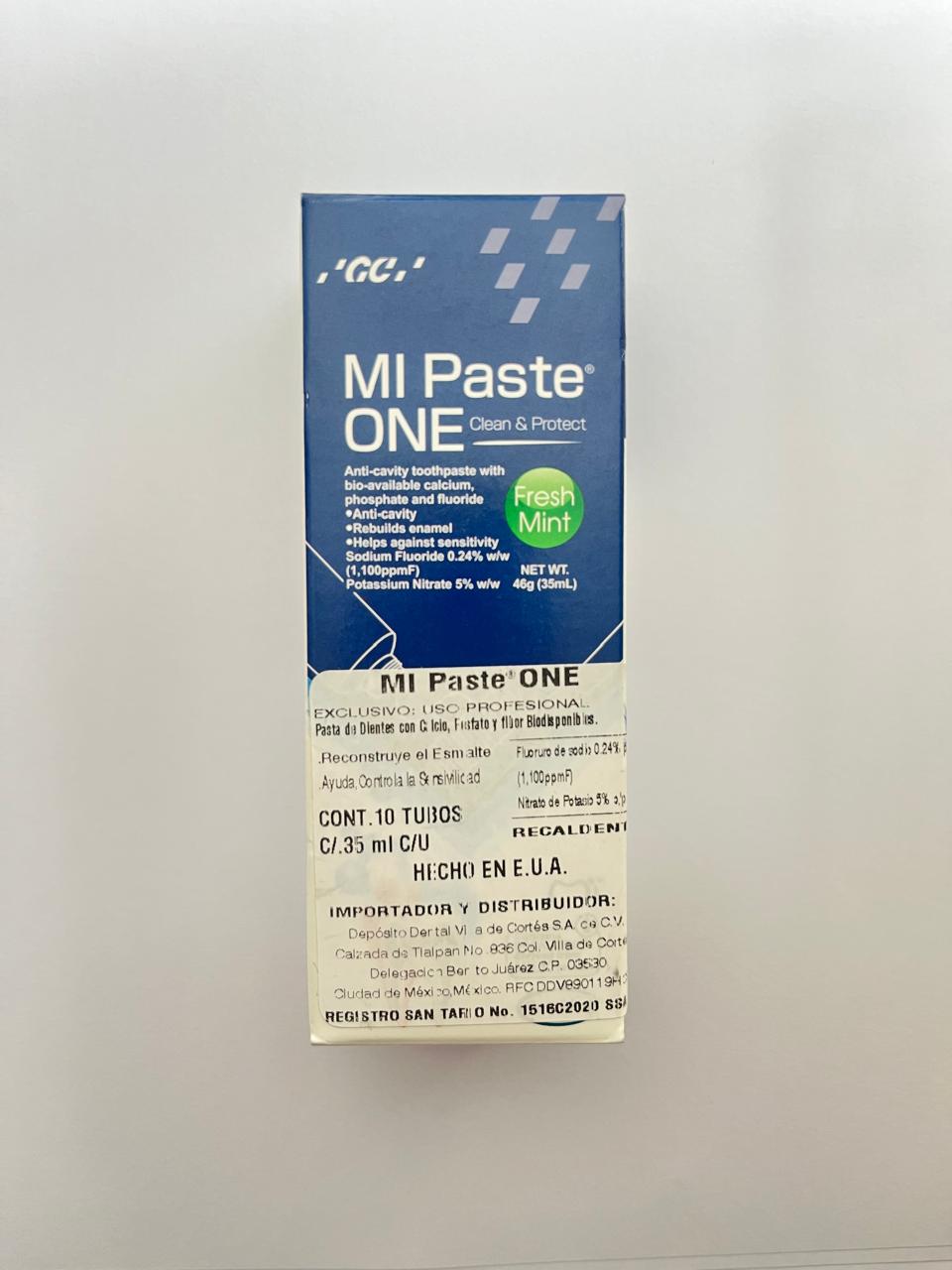 Mi paste one gc sabor menta 35ml