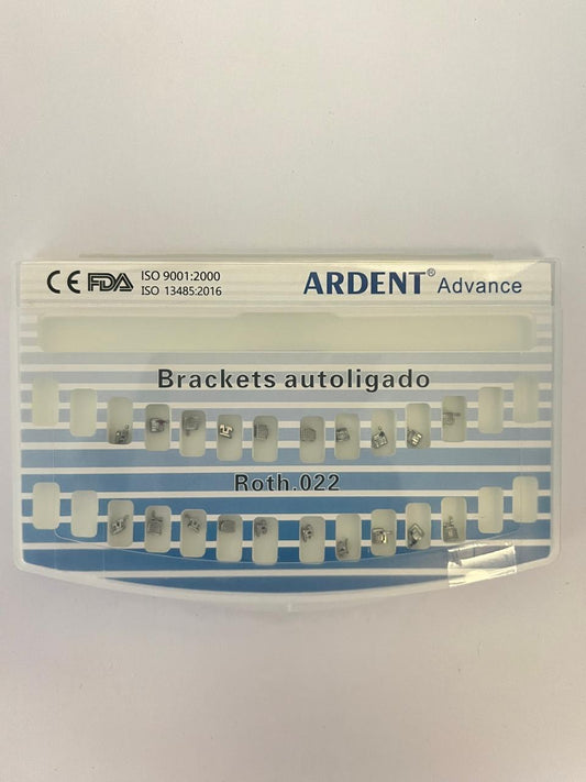 Brackets autoligado roth .022 Marca Ardent Advance