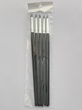 Pinceles para resina de punta de silicón grande paquete con 5 piezas marca Prime dent